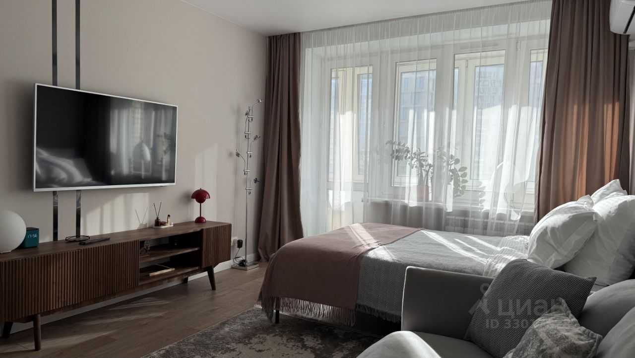 1-комнатная квартира, 38 м² — фотография 2