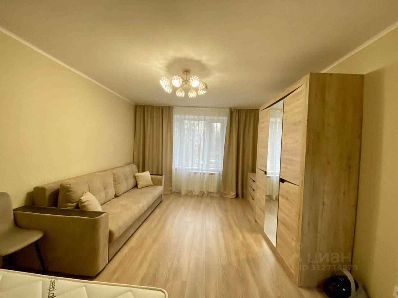 1-комнатная квартира, 35 м² — фотография 3