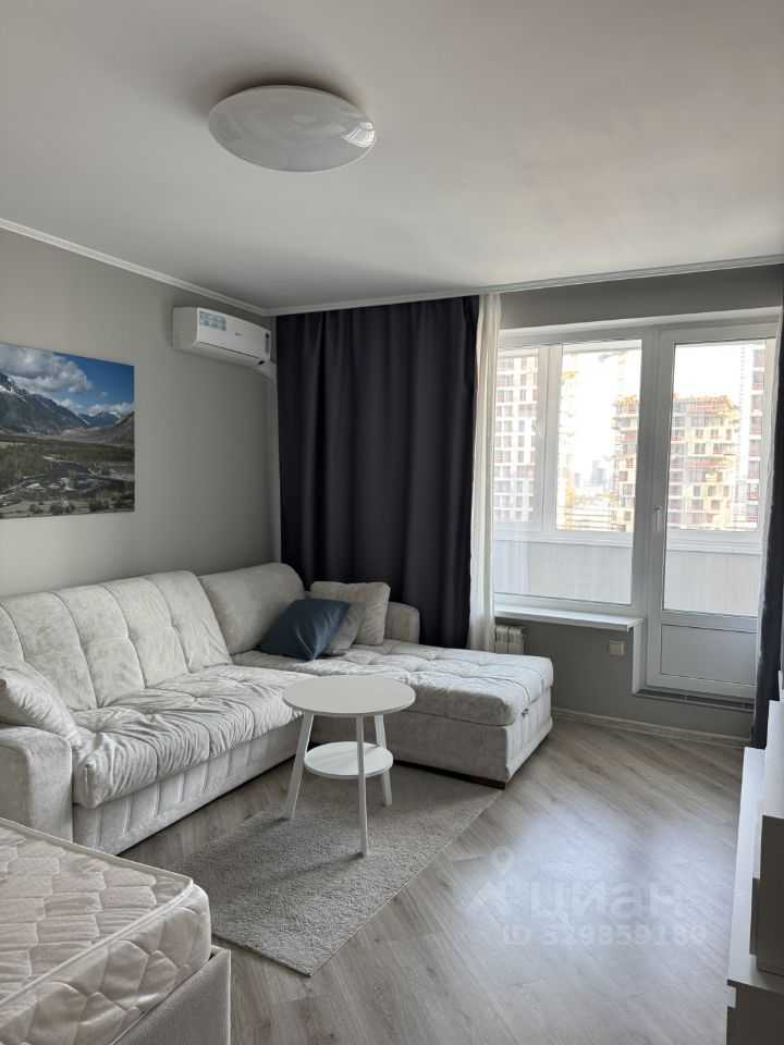 1-комнатная квартира, 34,5 м²