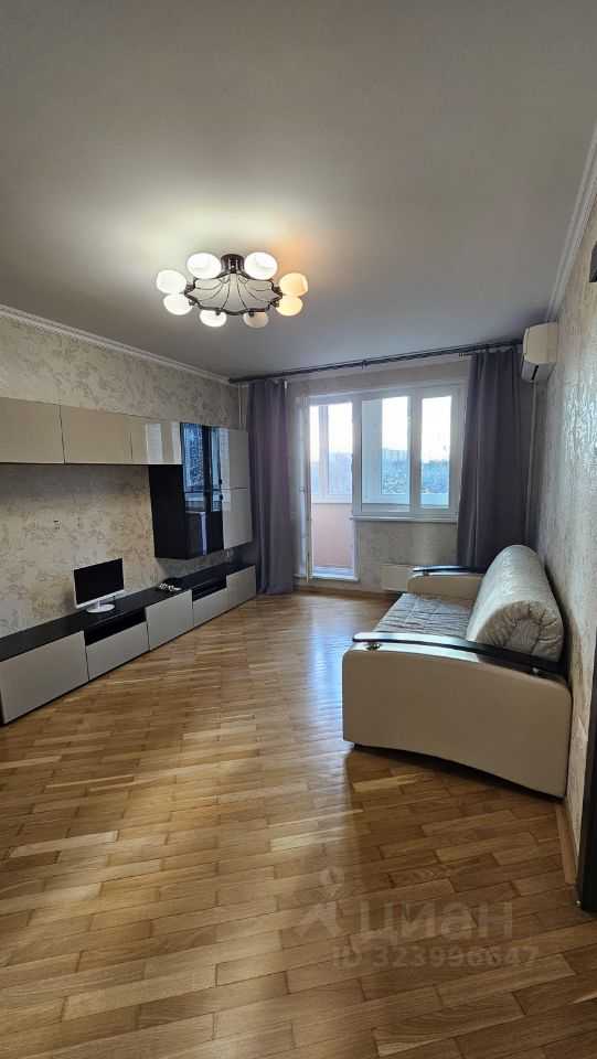 1-комнатная квартира, 38,5 м²