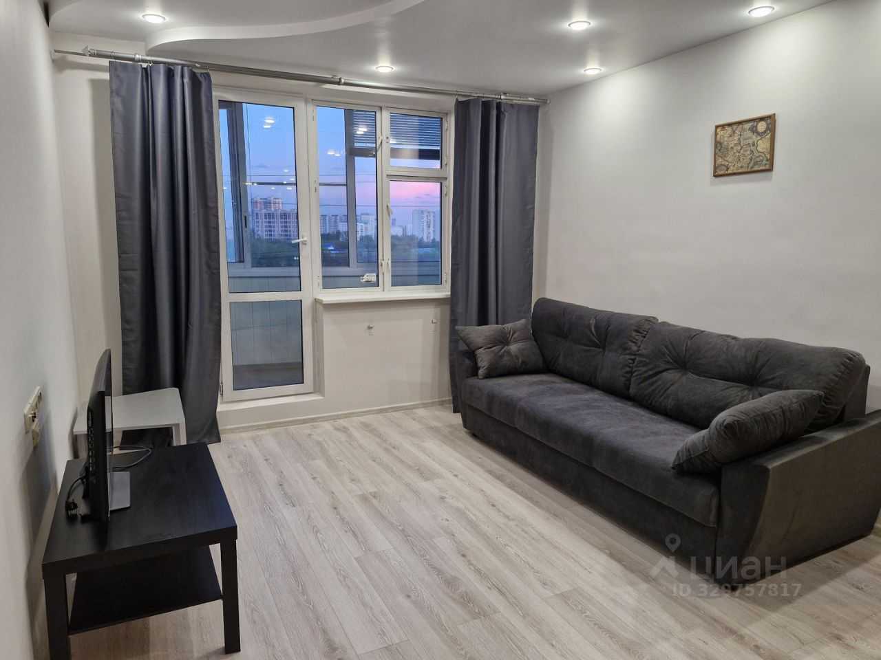 1-комнатная квартира, 38,1 м²