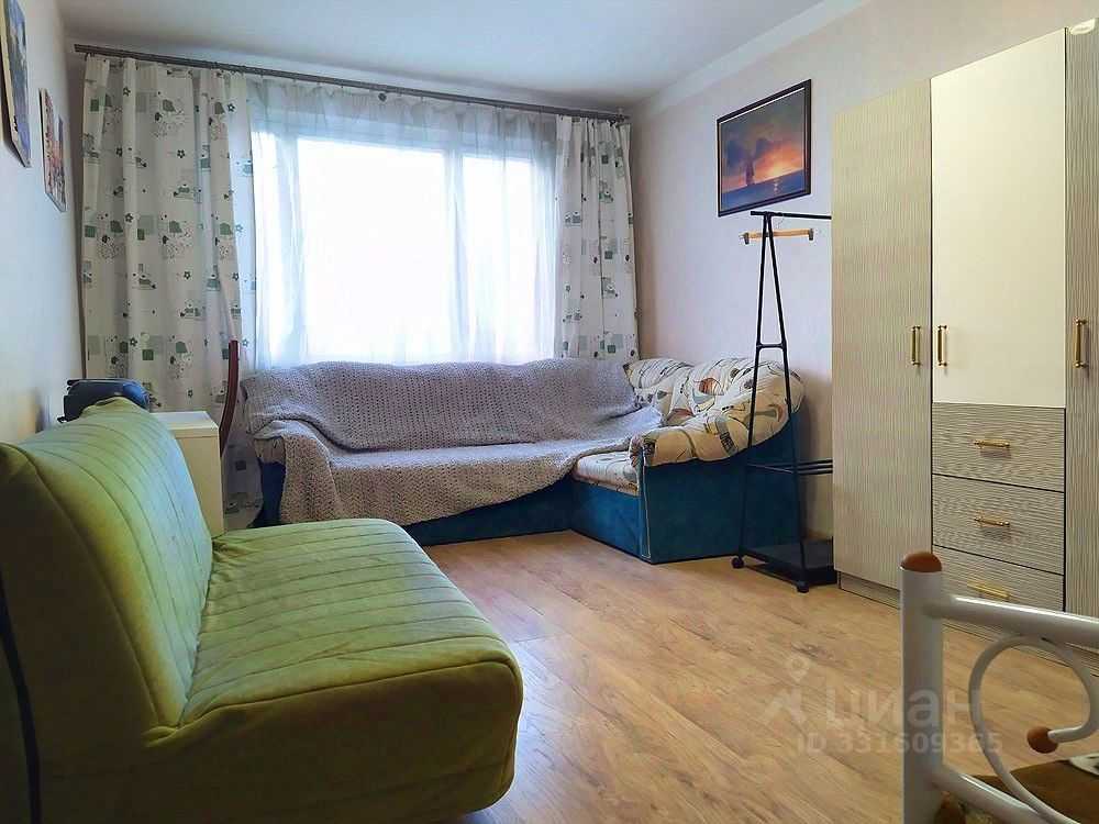 1-комнатная квартира, 39 м²
