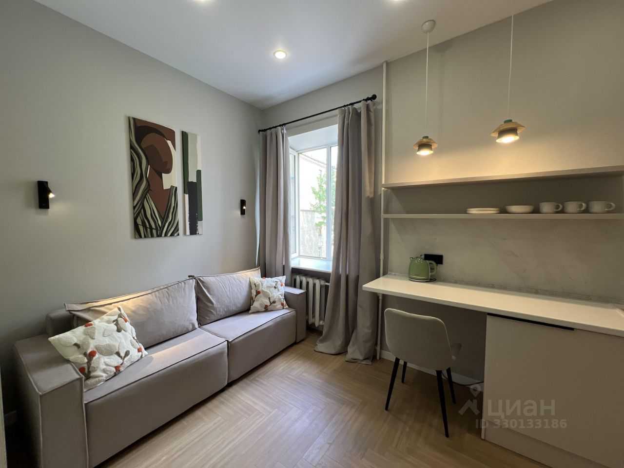 1-комнатная квартира, 16 м²