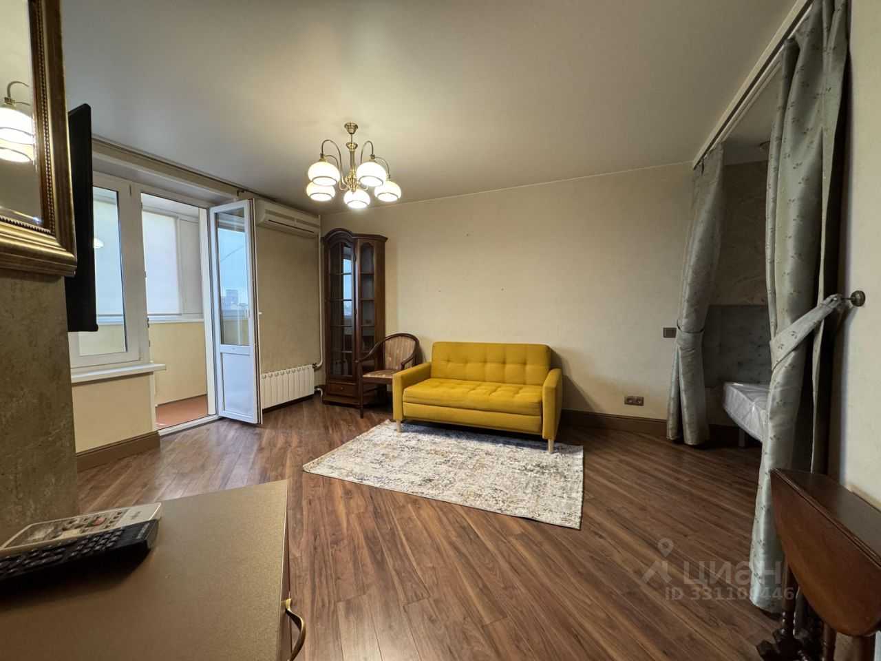 1-комнатная квартира, 35 м²
