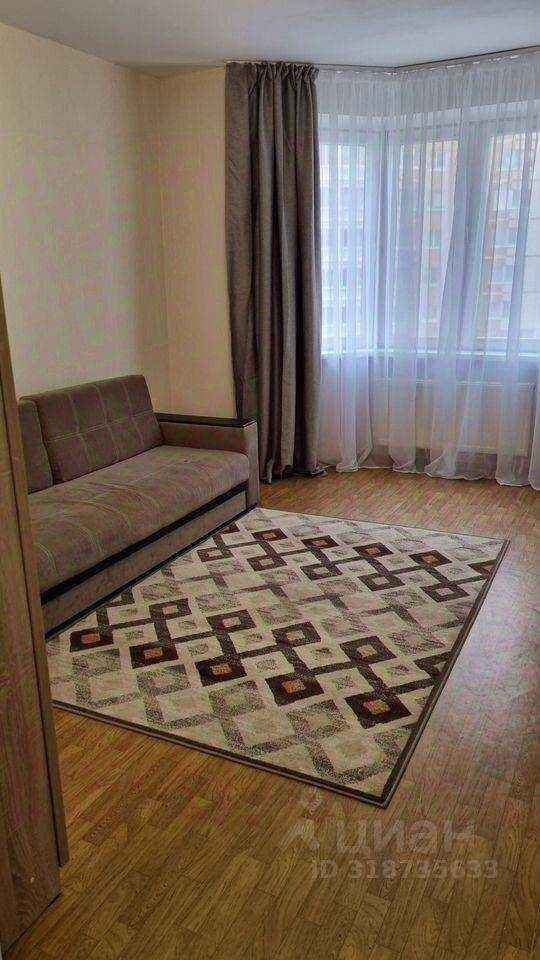 1-комнатная квартира, 39,3 м²