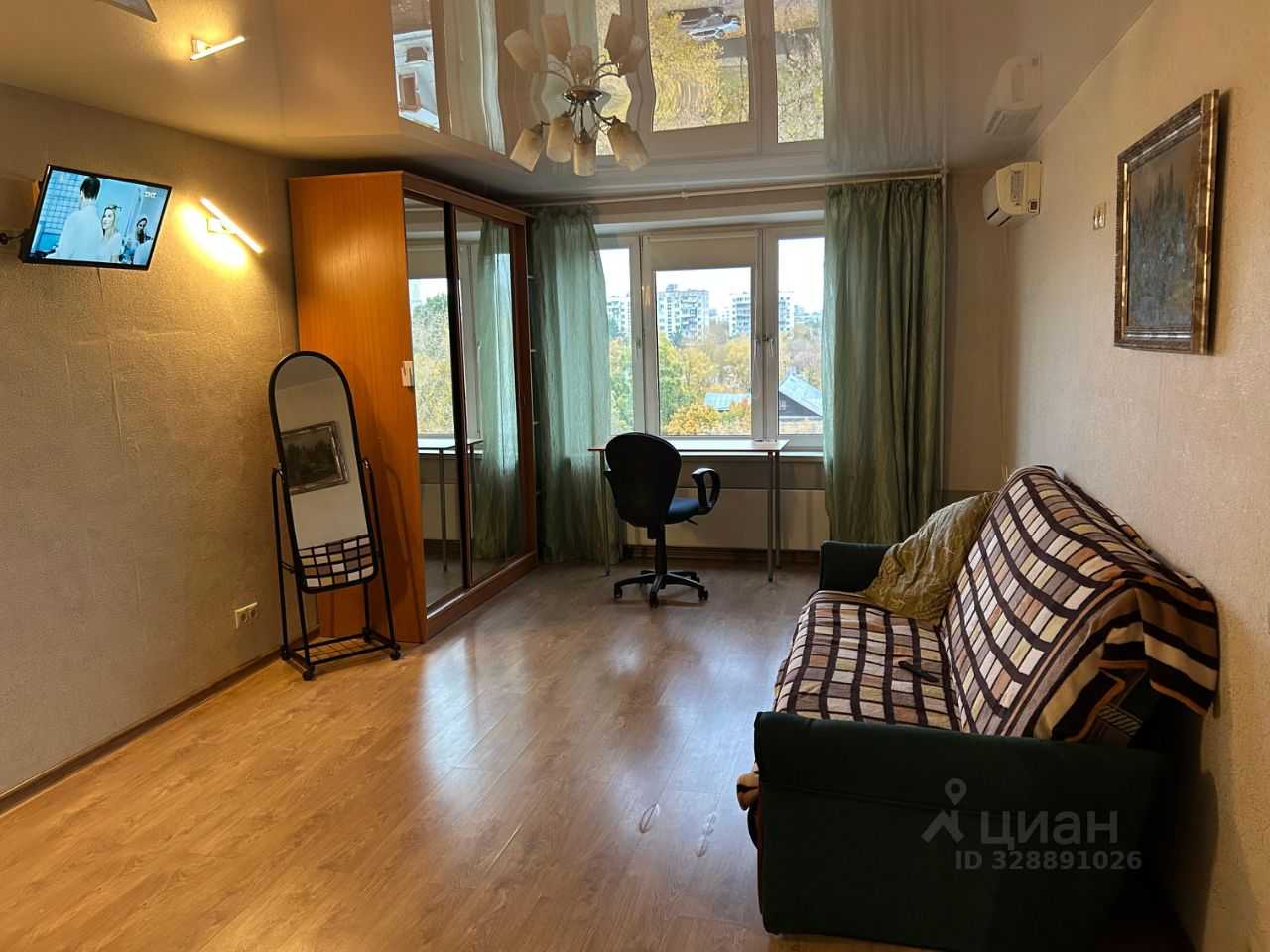 1-комнатная квартира, 39 м²