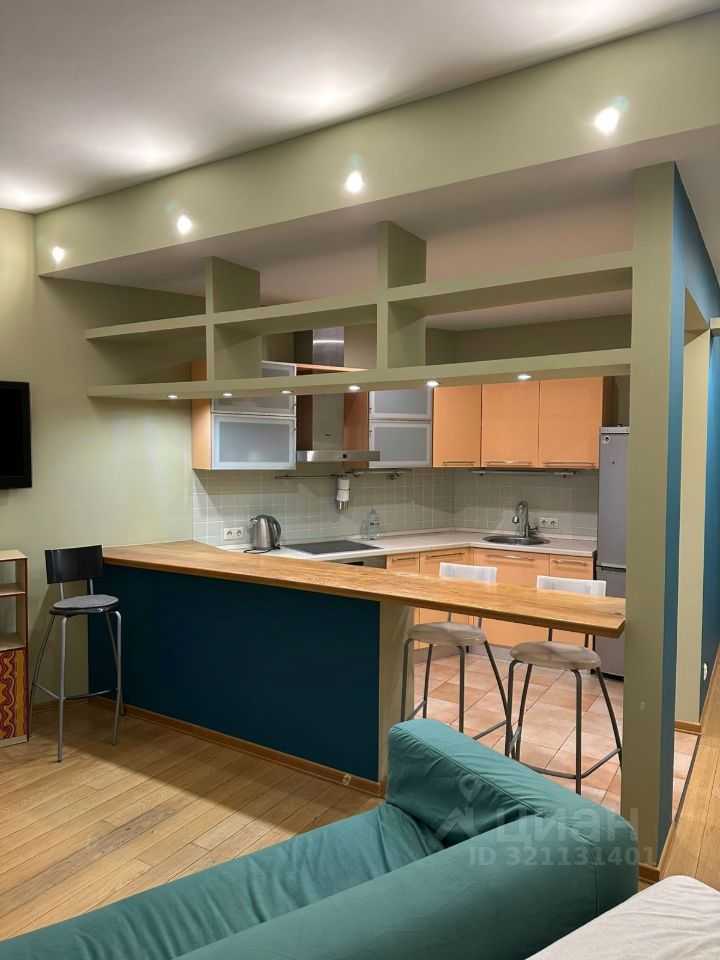 1-комнатная квартира, 45 м²