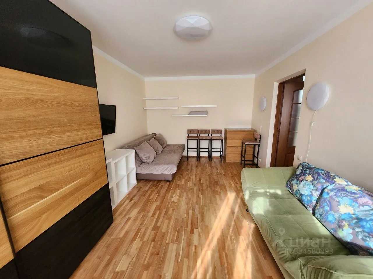 1-комнатная квартира, 39 м²