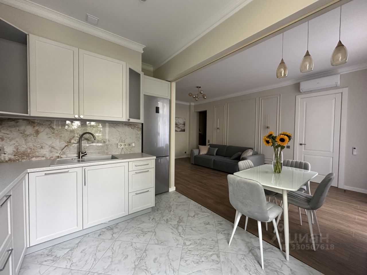 2-комнатная квартира, 66 м² — фотография 2