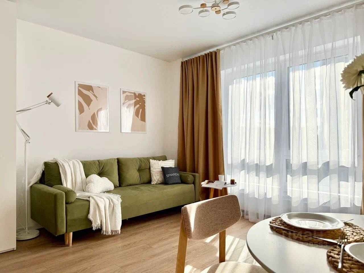 1-комнатная квартира, 23,4 м²