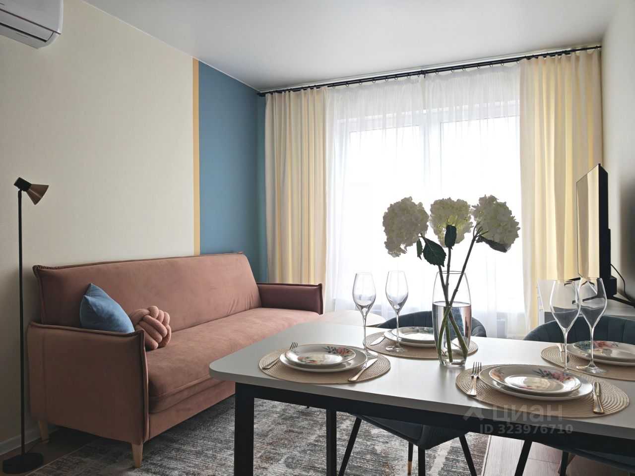 2-комнатная квартира, 37,4 м²