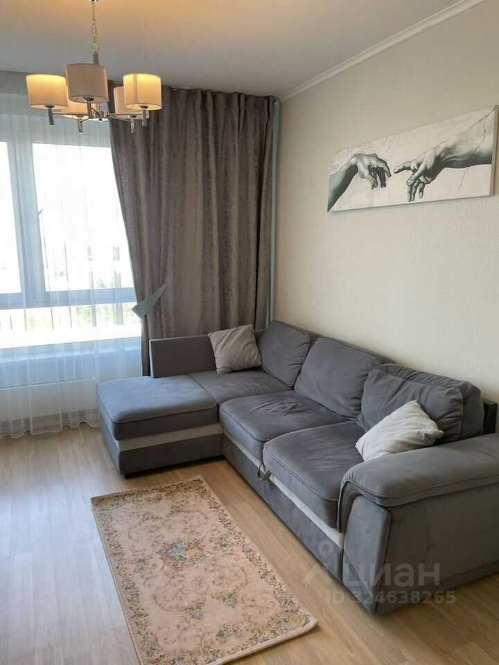 1-комнатная квартира, 46 м²
