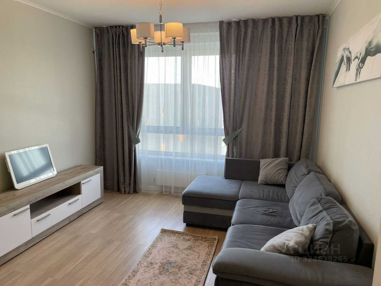 1-комнатная квартира, 46 м² — фотография 2