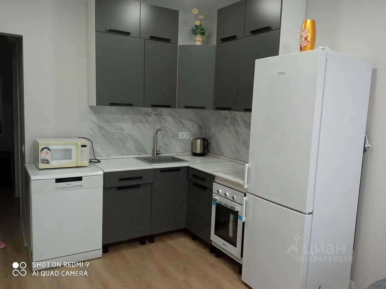 1-комнатная квартира, 39 м² — фотография 2