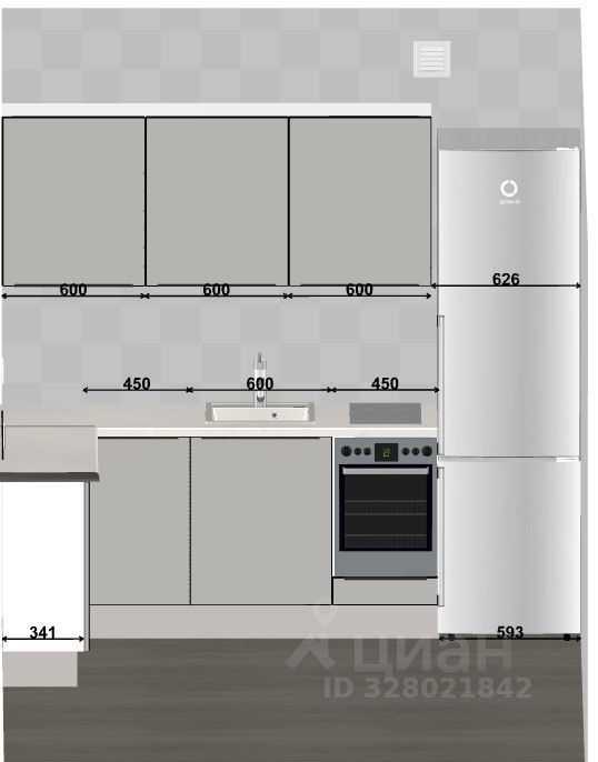 1-комнатная квартира, 38 м²