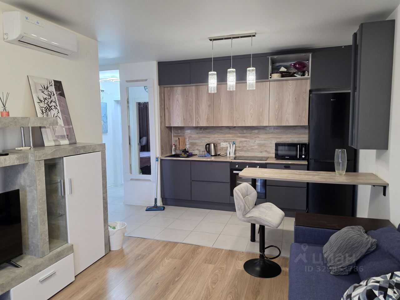 1-комнатная квартира, 44,1 м² — фотография 2