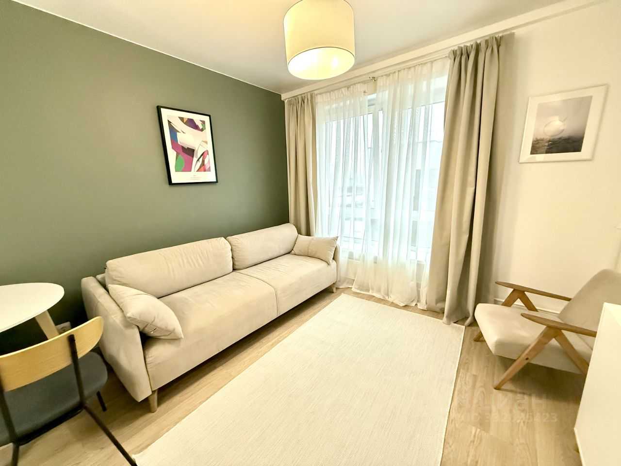 1-комнатная квартира, 38 м²