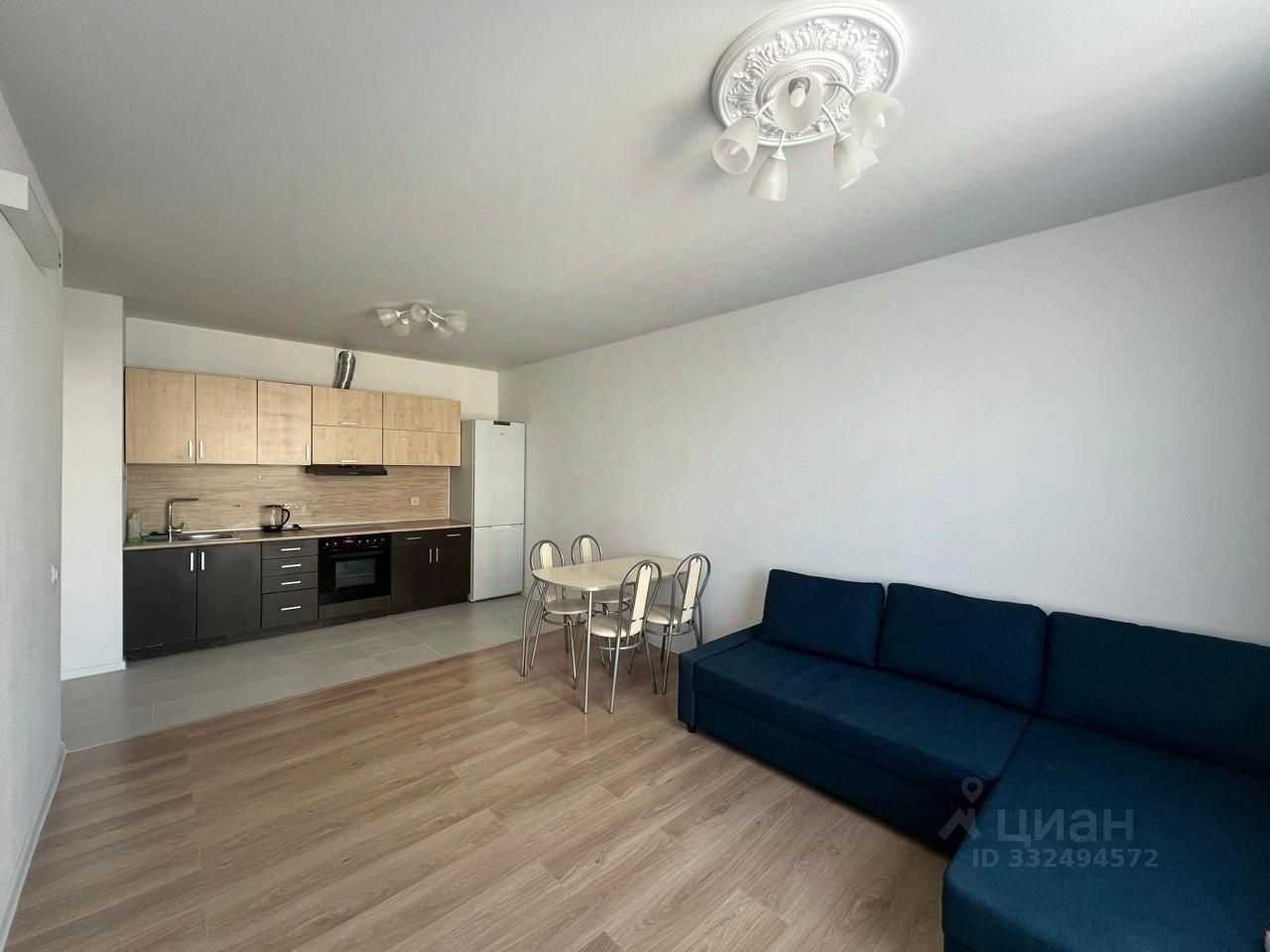 1-комнатная квартира, 44,5 м²