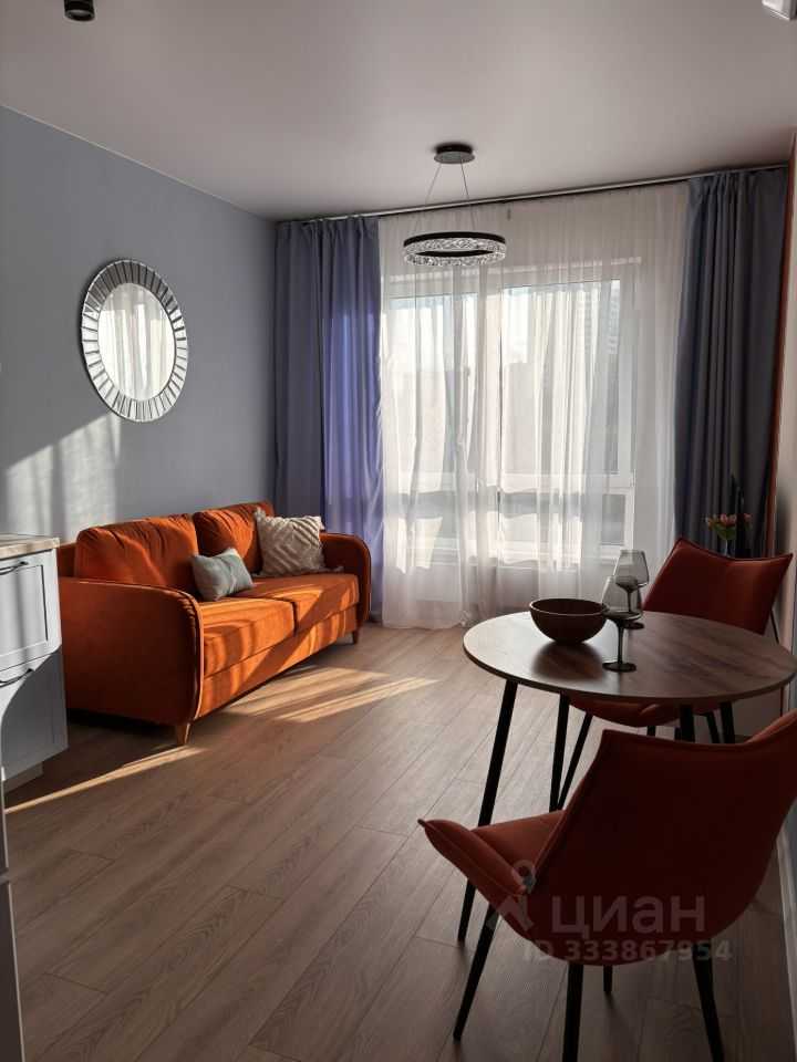 1-комнатная квартира, 39 м²