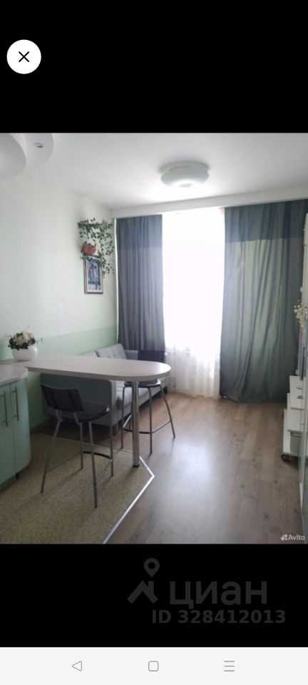 1-комнатная квартира, 48,2 м²