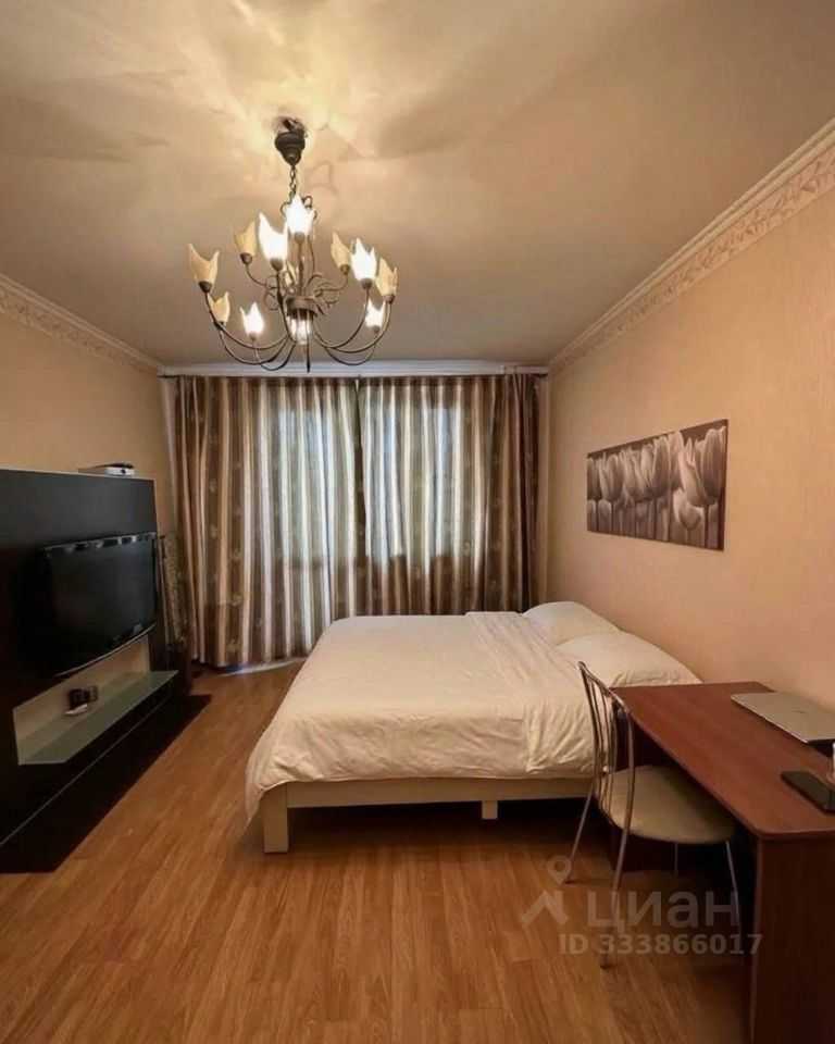 1-комнатная квартира, 39,5 м²