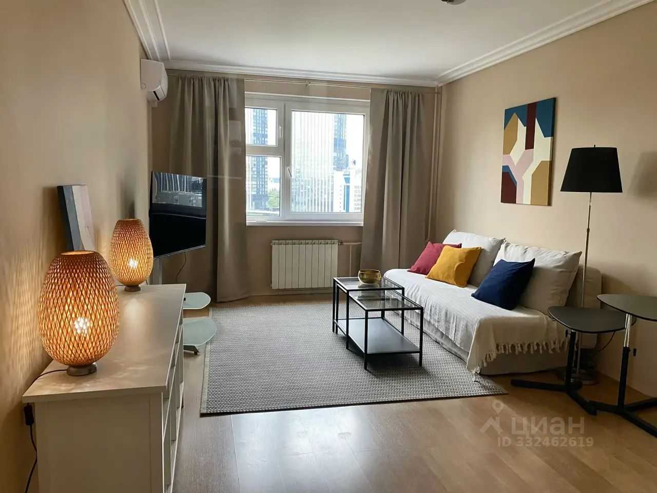 3-комнатная квартира, 76 м²
