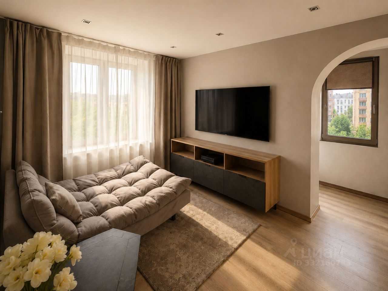 2-комнатная квартира, 47,7 м² — фотография 3