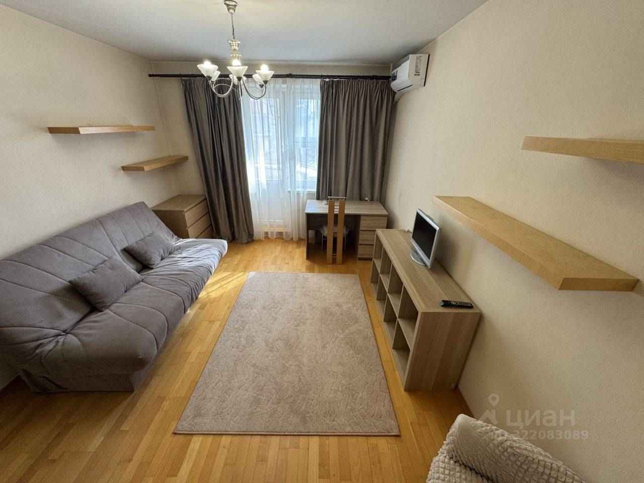 1-комнатная квартира, 37 м²