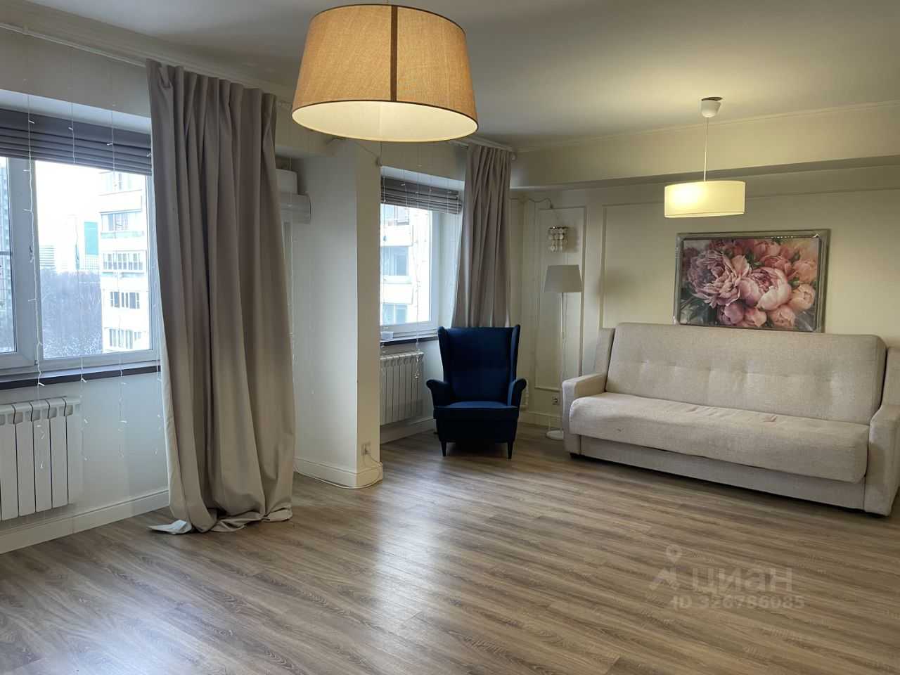 3-комнатная квартира, 72 м²