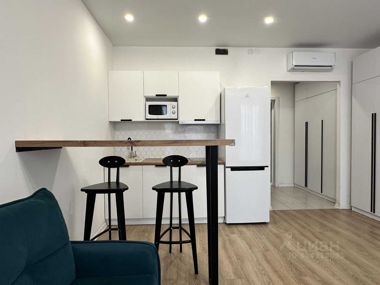 1-комнатная квартира, 25,3 м²