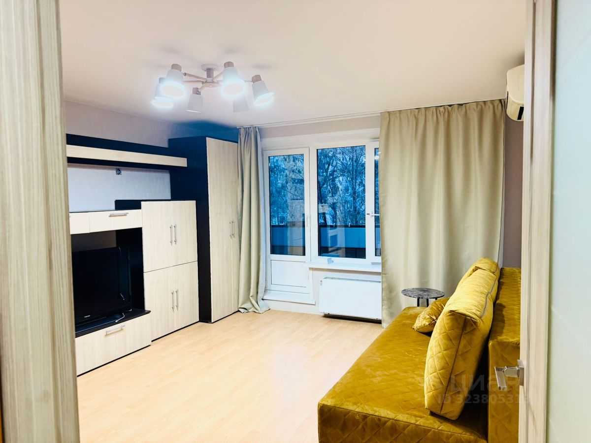 1-комнатная квартира, 34,6 м²