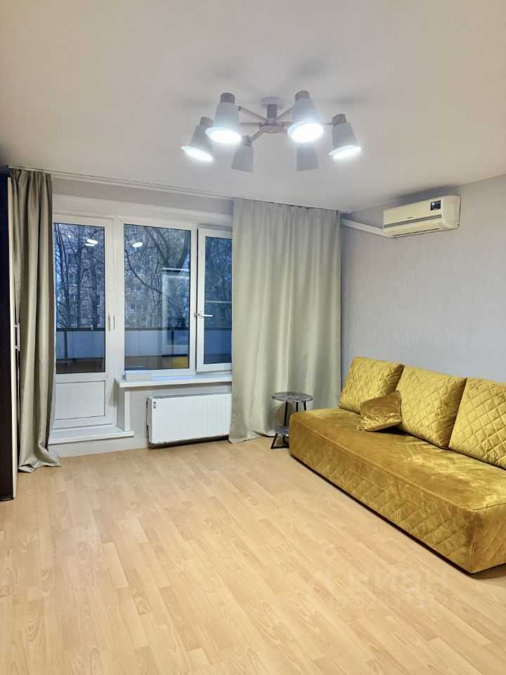 1-комнатная квартира, 34,6 м²