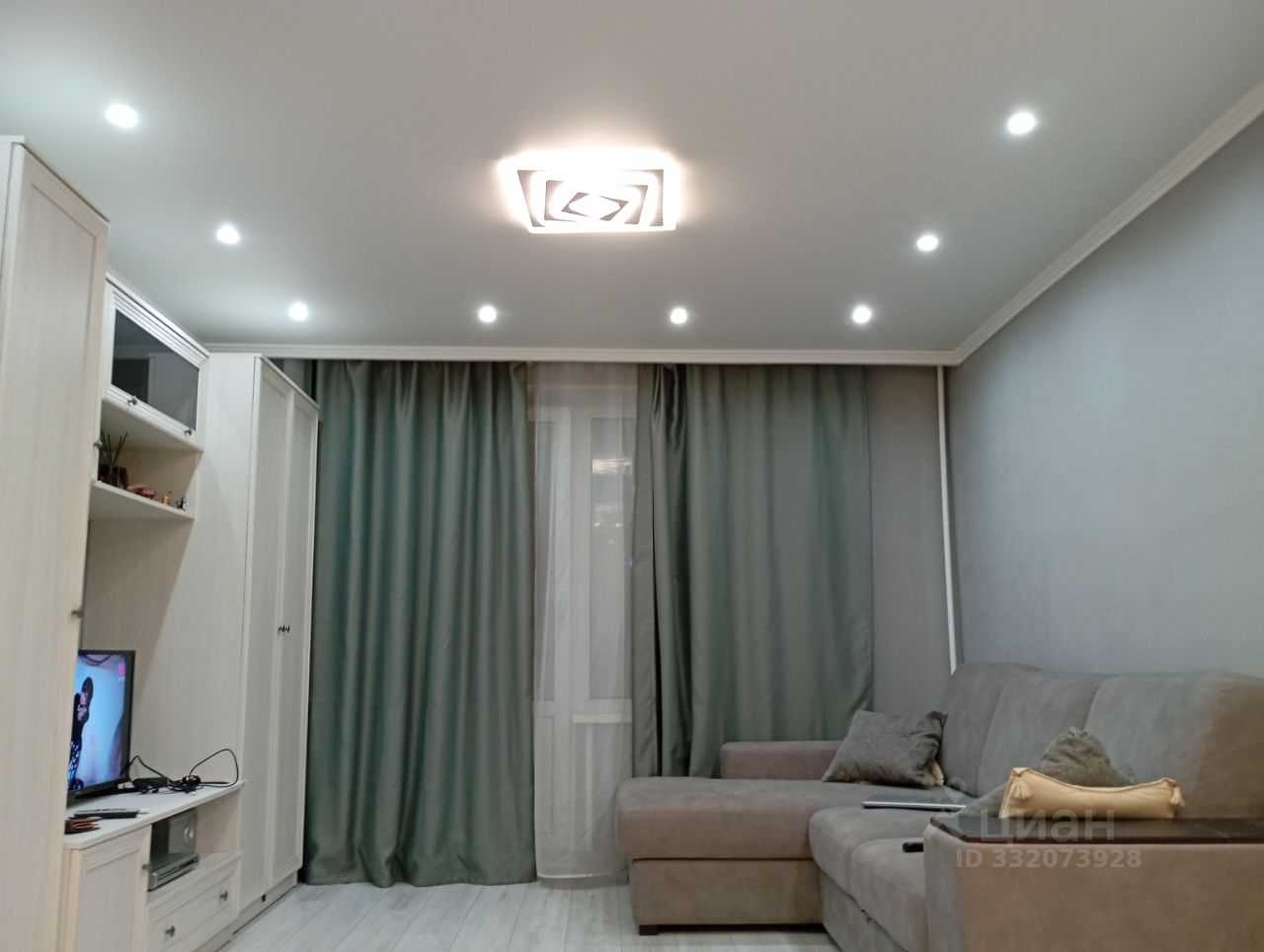 1-комнатная квартира, 34 м²