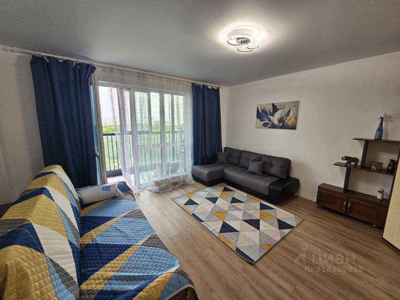 1-комнатная квартира, 42 м²