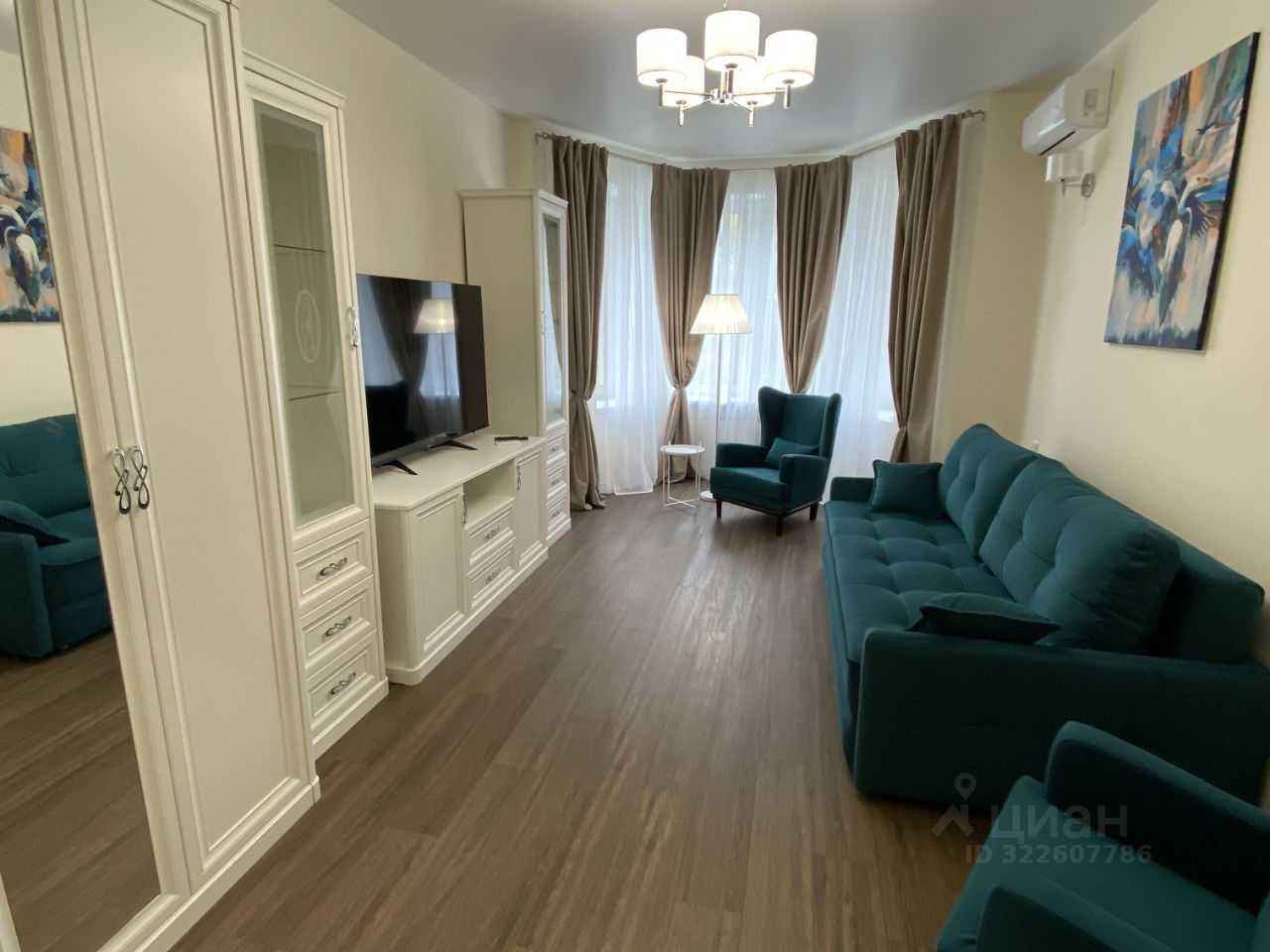 2-комнатная квартира, 59,5 м² — фотография 2