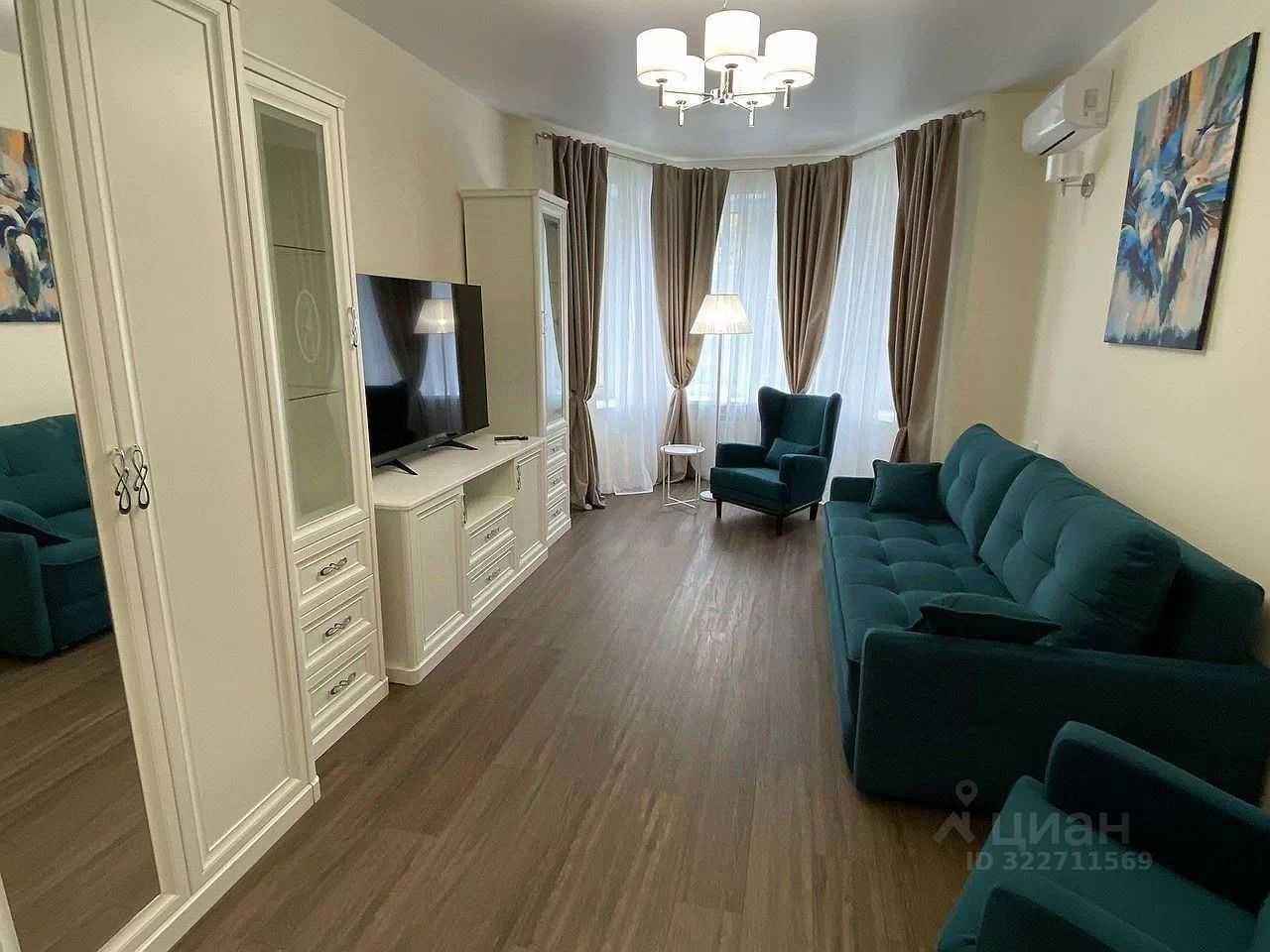 2-комнатная квартира, 62 м² — фотография 3