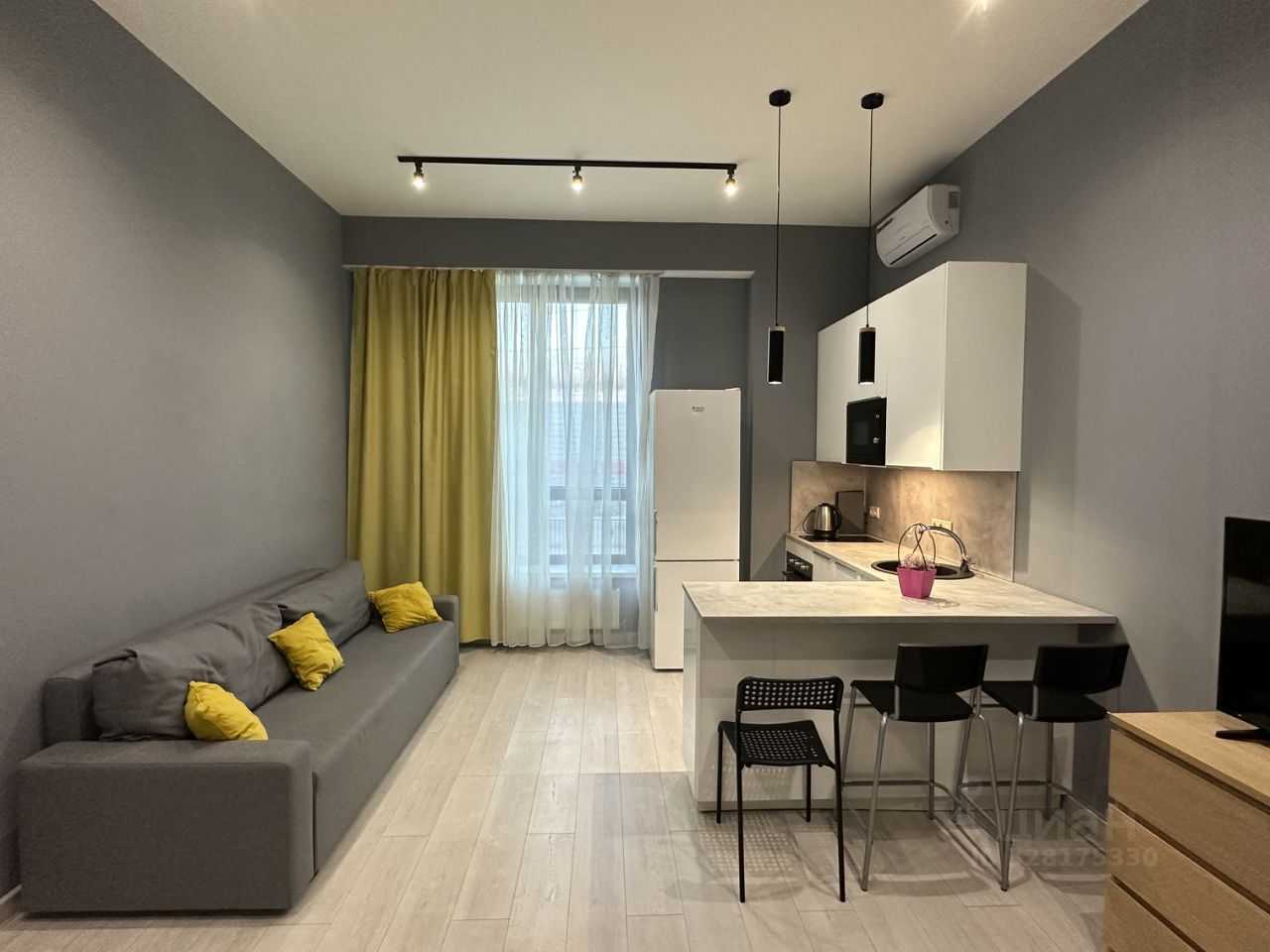 1-комнатная квартира, 38 м²