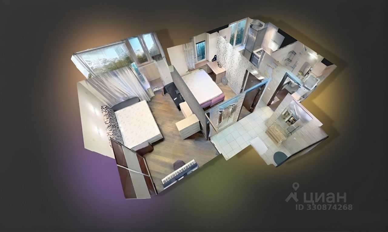 2-комнатная квартира, 39,2 м² — фотография 2