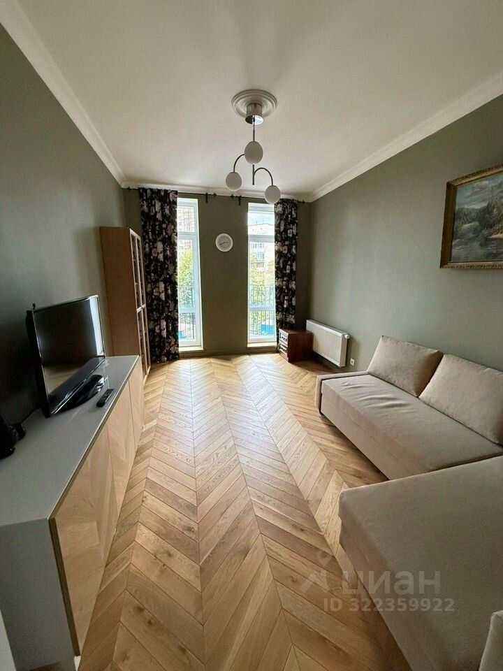 1-комнатная квартира, 47 м²