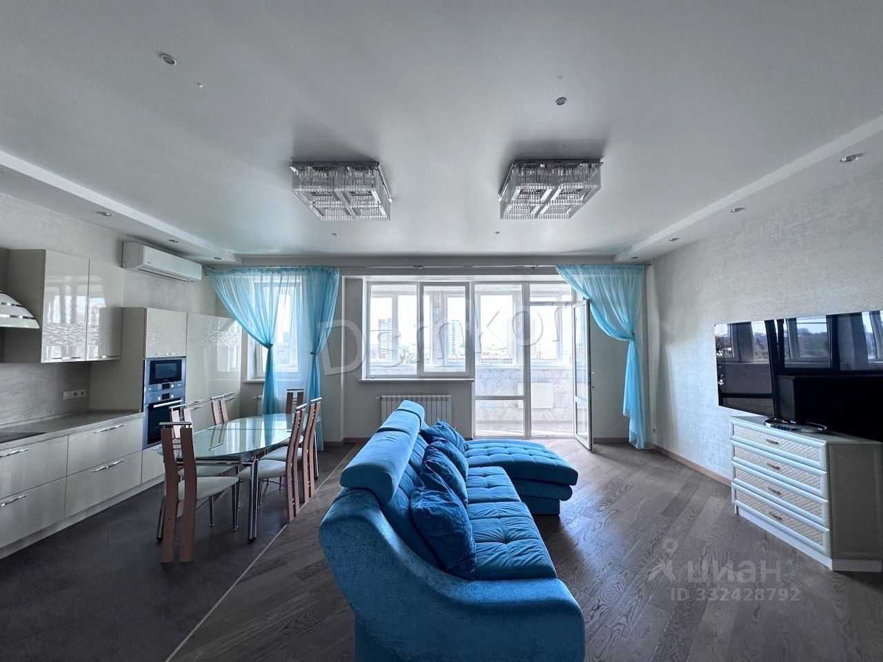 3-комнатная квартира, 130 м²