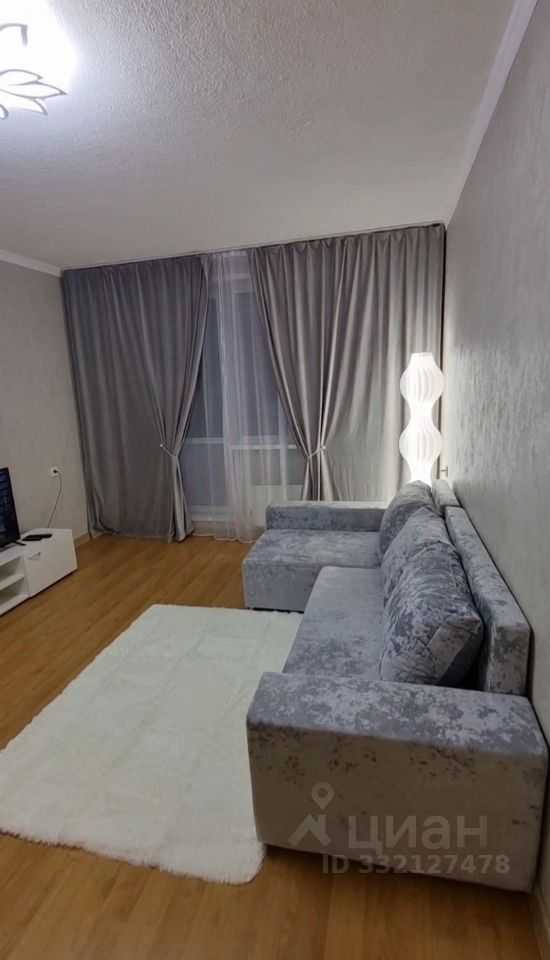 1-комнатная квартира, 37,7 м²