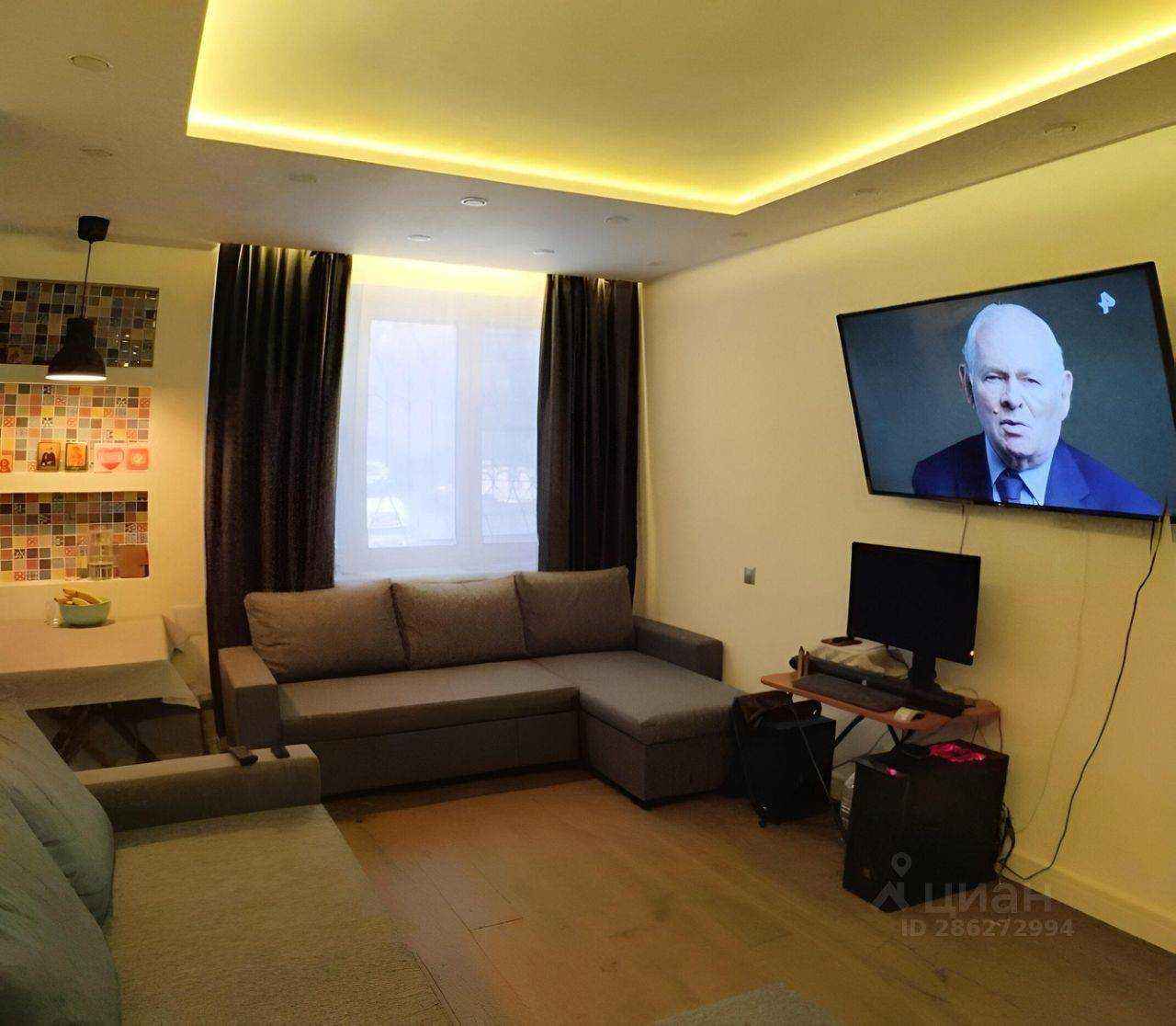 1-комнатная квартира, 32 м² — фотография 2