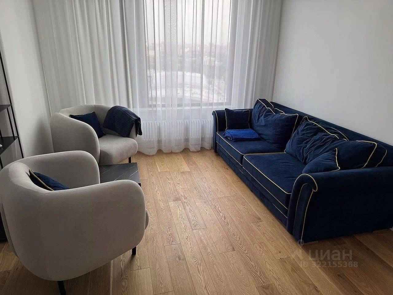 2-комнатная квартира, 52 м² — фотография 3