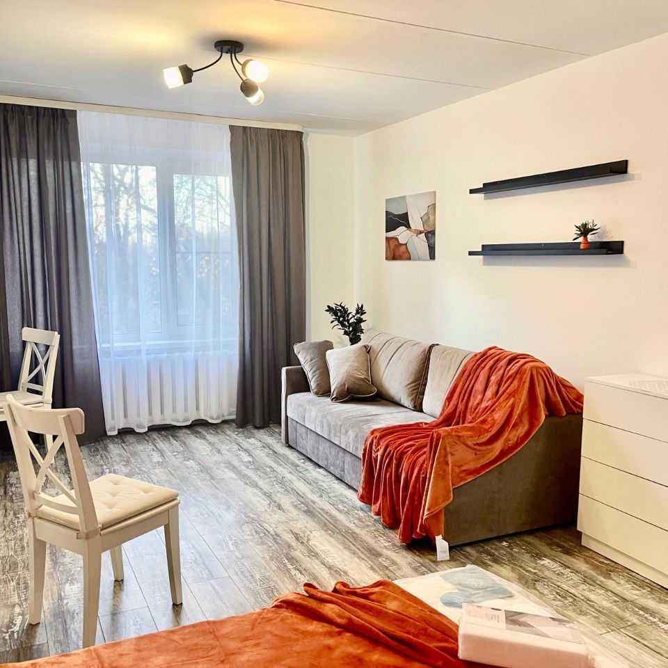 1-комнатная квартира, 35,2 м²