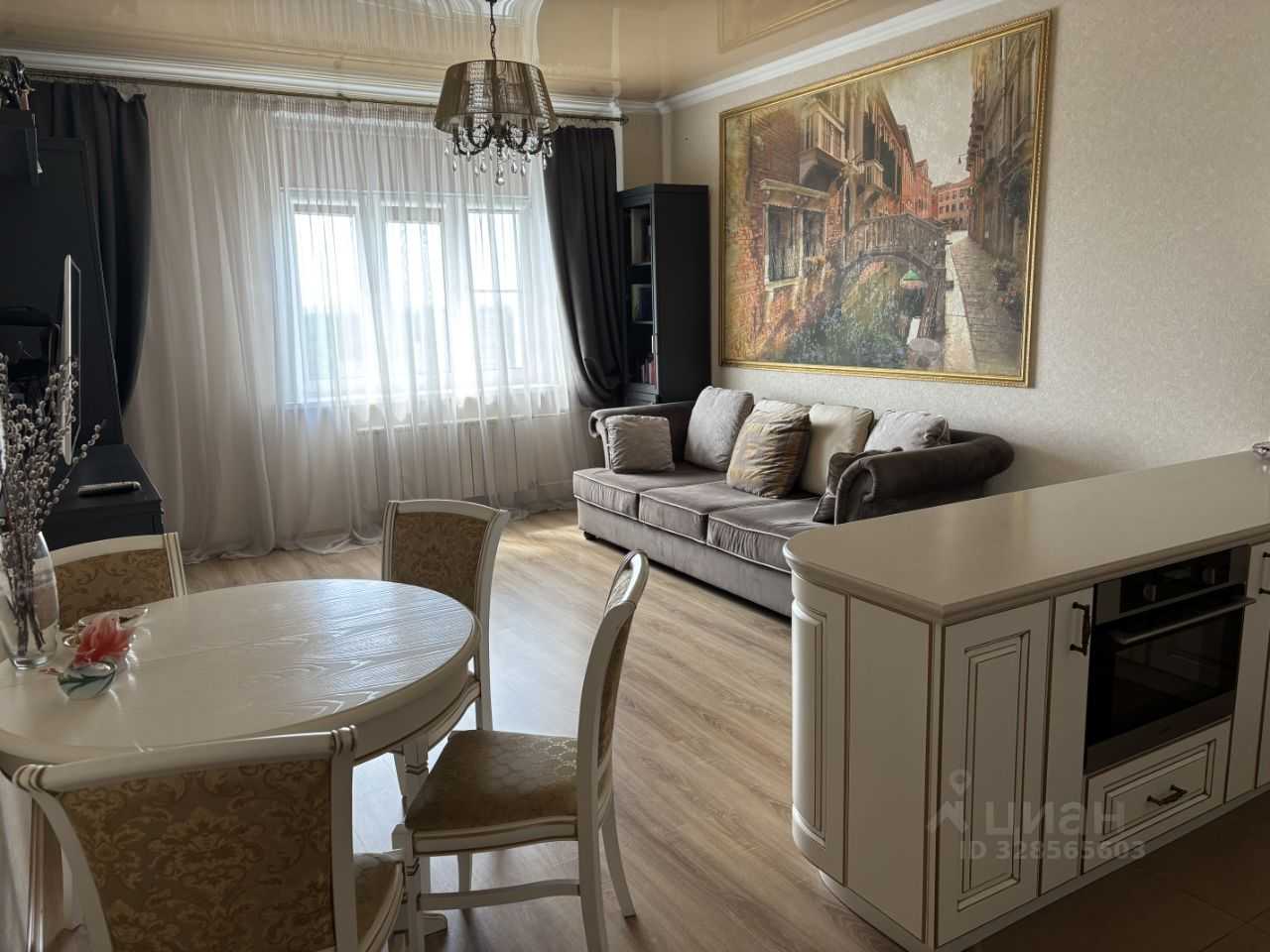 1-комнатная квартира, 58,1 м² — фотография 2