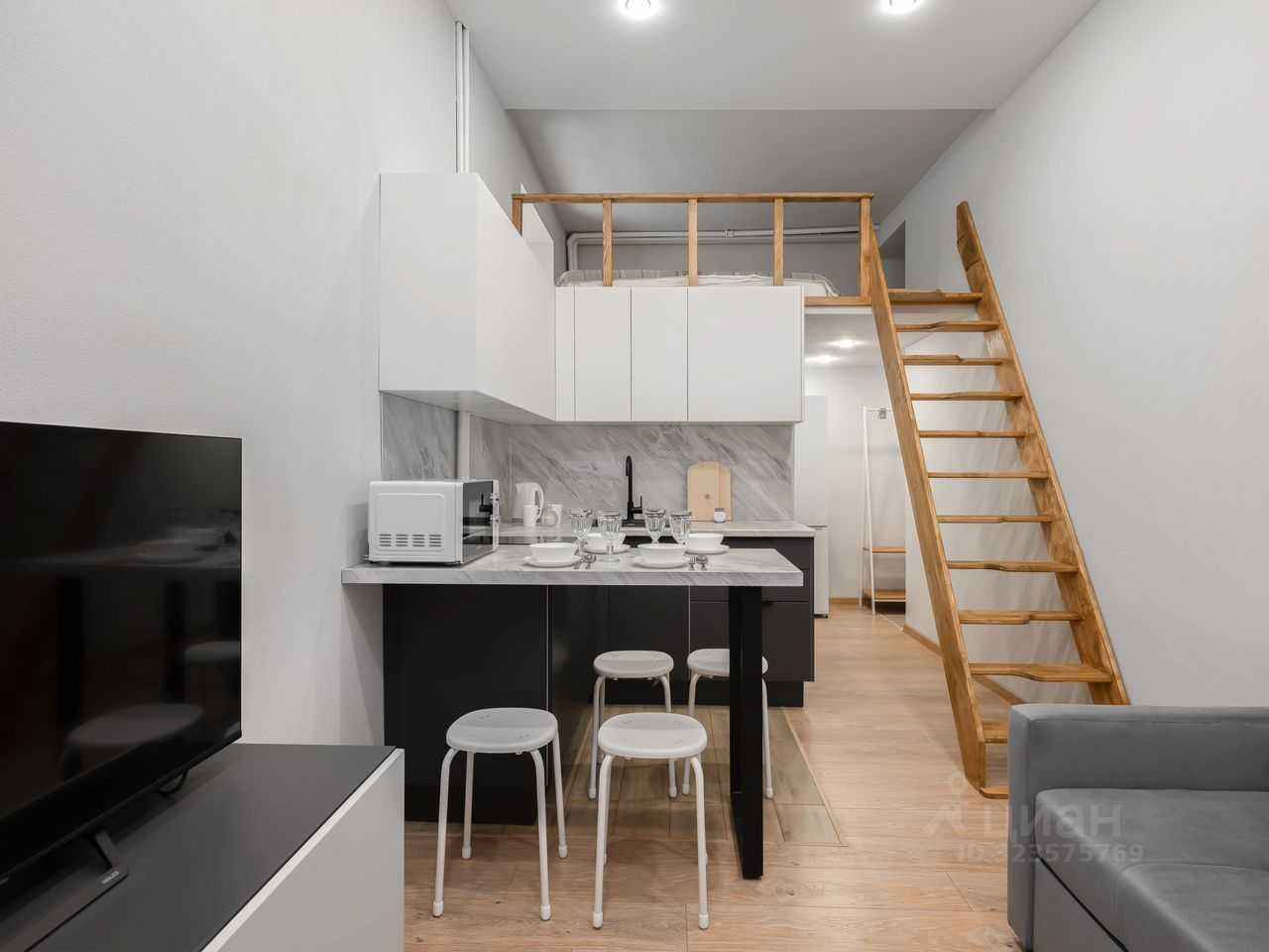 1-комнатная квартира, 21 м²