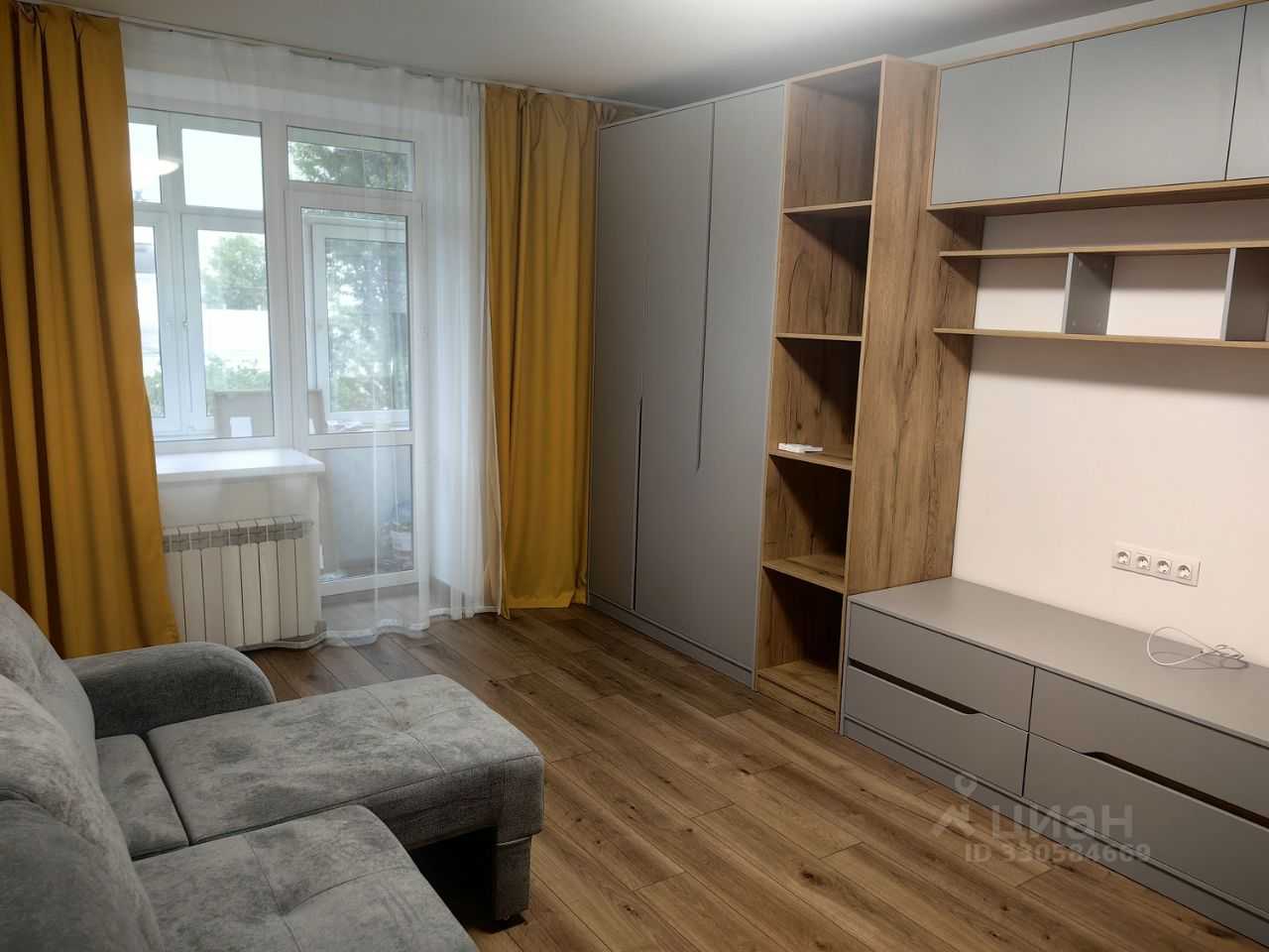 2-комнатная квартира, 59 м²