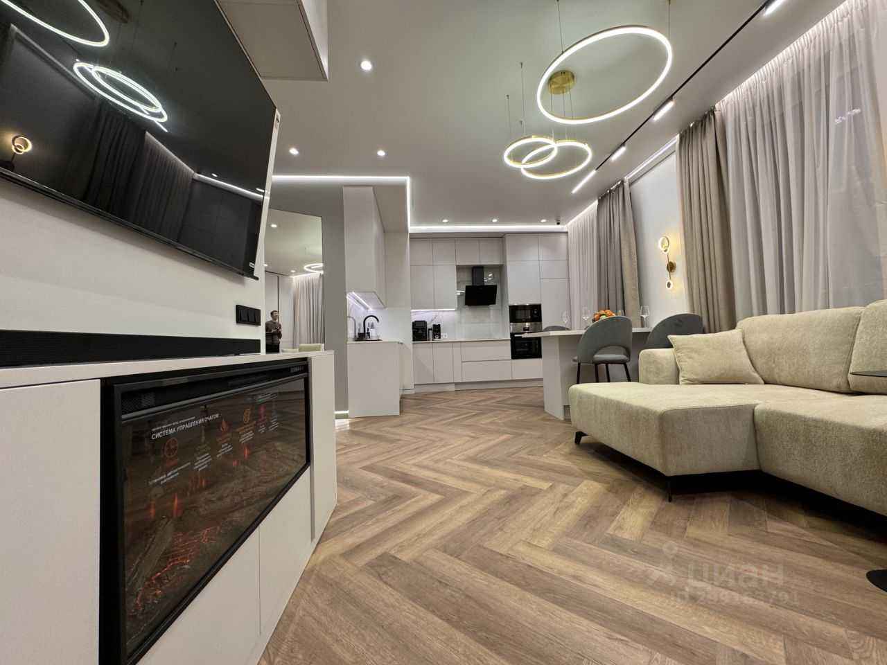 2-комнатная квартира, 58 м² — фотография 3