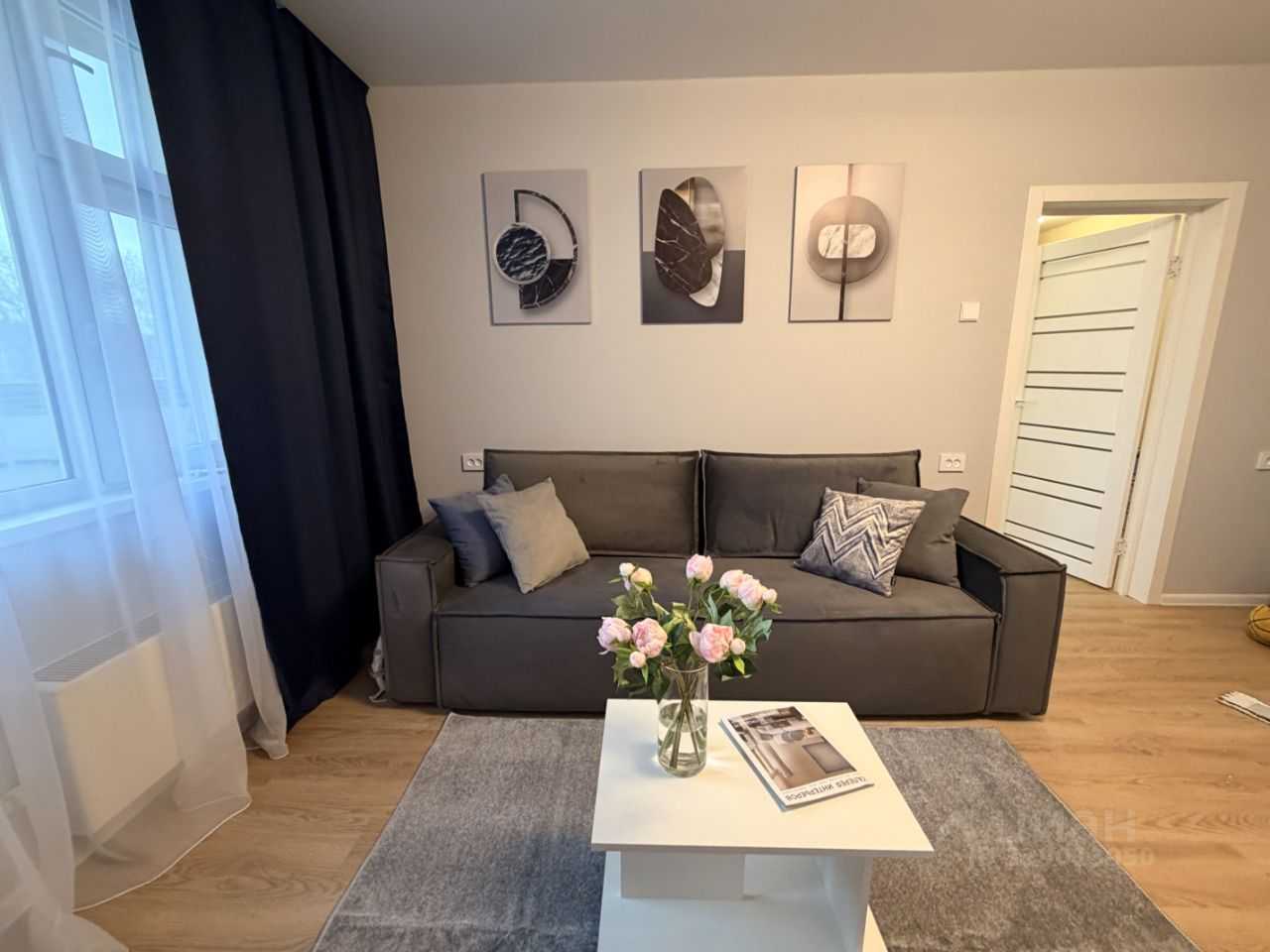 1-комнатная квартира, 37 м²