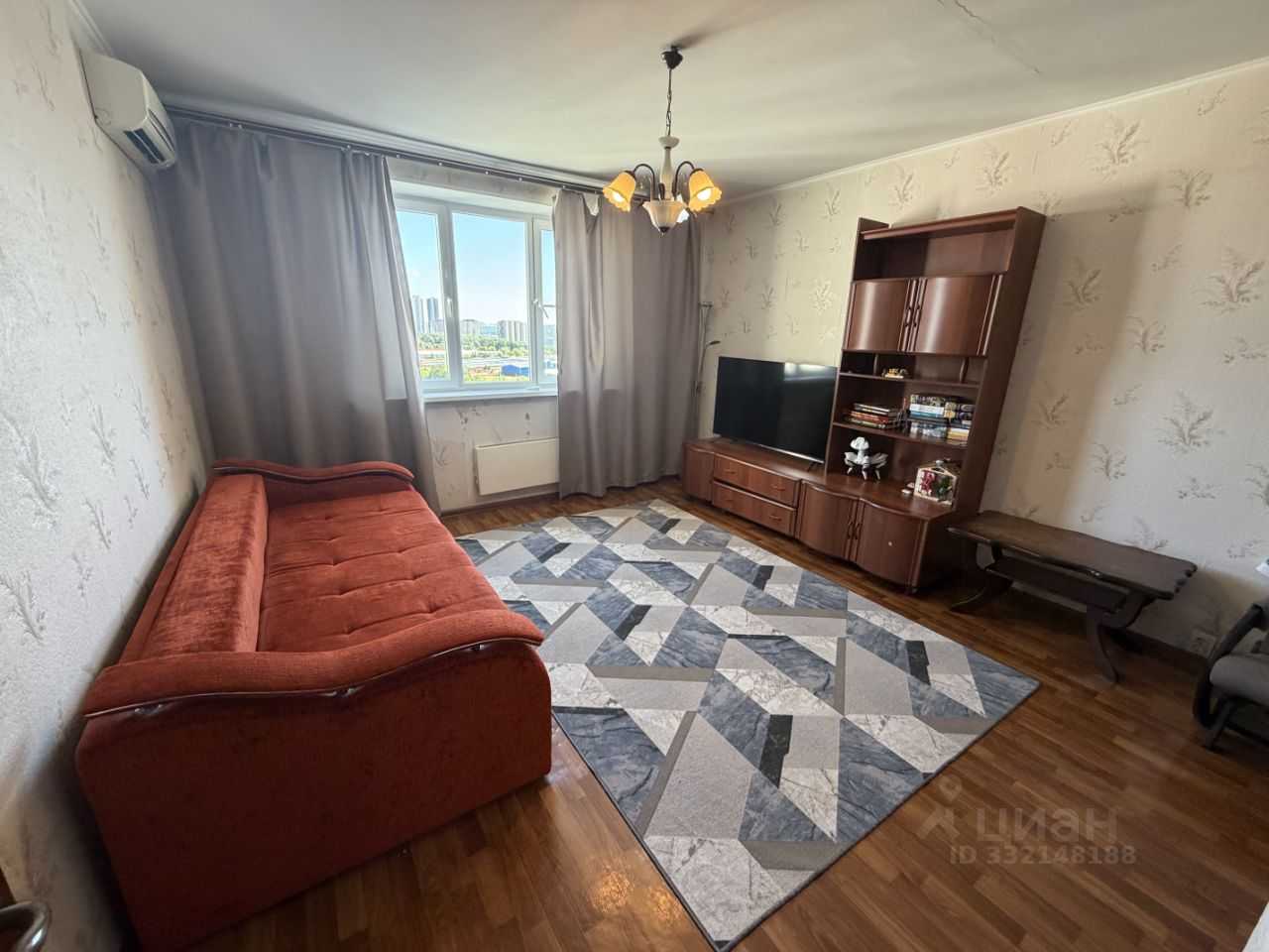 1-комнатная квартира, 41 м²